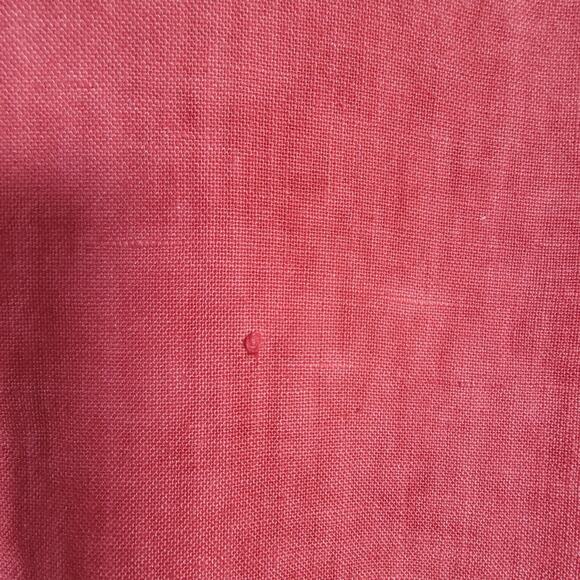 Elemente Clemente Linen Blazer Womens 3 (L) Red Oversized Jacket Button Pockets - Picture 13 of 14